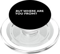 Asian American Says: But Where Are You From? Angry Asian PopSockets PopGrip for MagSafe