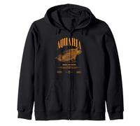 Asian Arowana Water Change Monster Fish Zip Hoodie