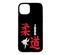 Asian Characters and the Art of Self-Defense in Judo Case for iPhone 15 Plus