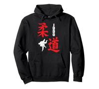 Asian Characters and the Art of Self-Defense in Judo Pullover Hoodie