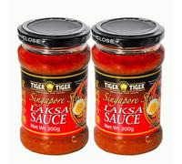 Asian Cooking Paste & Sauce 300g (Pack of 2) - Authentic Cooking Sauce | Asian Noodle Soup Base, Stir Fry & Marinate Paste (Singapore Style Laksa Sauce)