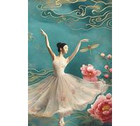 Asian Crane Ballet: My Serene Dance Journal: A Lined Notebook for Ballerinas to Cultivate Grace, Capture Artistic Inspirations & Inner Harmony | Perfect for Asian Art Lovers & Dedicated Dancers