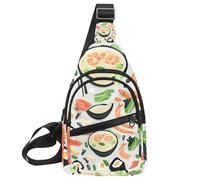 Asian Cuisine (2) Sling Bag for Women Travel Shoulder Bag Chest Bag