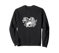 Asian Dragon and Tiger Yin Yang Sweatshirt