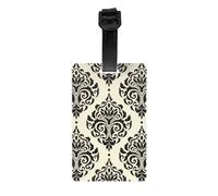 Asian Elephants Print Waterproof Luggage Tags Suitcases Identification Labels Business Family Vacations