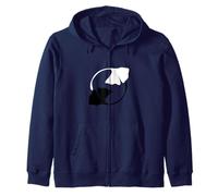 Asian Ginkgo Leaves Gingko Tree Maidenhair Tree Botanical Zip Hoodie