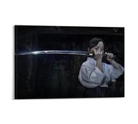 Asian Girl Holding A Sword Action Movie Poster Poster Vintage Art, Wall Canvas, Decoration Aesthetic, Living Room, Kids Room Dormitory, Cafe, Bathroom, Suitable for Bedroom, Gym, Cool Classic 12x18inc