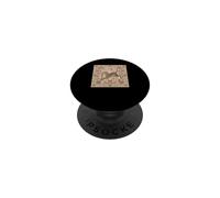 Asian inspired vintage style Japanese Crane Tiger PopSockets Adhesive PopGrip
