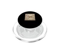 Asian inspired vintage style Japanese Crane Tiger PopSockets PopGrip for MagSafe