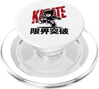 Asian Karate Street Wear Bear Graphic PopSockets PopGrip for MagSafe