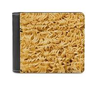 Asian Korean Japanese Chinese Ramen Noodles Funny Wallet for Men RFID Blocking Bifold Wallet Soft Billfold with Card Slots Custom Gifts