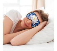 Asian Lotuâ€™s Flowers Print Soft Eye Mask for Sleep Mask Sleep Eye Mask for Women Men Sleeping Sleeping Travel
