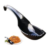 Asian Noodle Spoon | Household Ramen Spoons 2-in-1 Fork Scoop Utensil with Ergonomic Handle Uncommon Dumpling Soup Grabber Tool | Small Pointed Spoonn for Wonton Porridge Use
