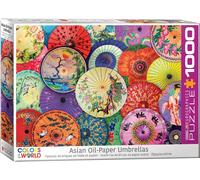 Eurographics 6000-5317 Asian Oil Paper Umbrellas 1000-Piece Puzzle