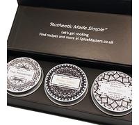 Asian Oriental Spice Set - 3 Of The UK's Favorite Asian Spices - Thai 7 - Malay Satay - Massaman Curry. Easy To Follow Recipes