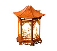 Asian Pagoda Humidifier - Cultural Glow Ornament, Zen Desktop Evaporator, Ethnic Mood Lighting, Sculptural Device, Stationary Hub | for Women Men Adults Apartment Dormitory Study