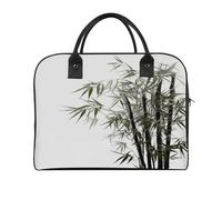 Asian Plant Laptop Tote Bag Casual Travel Handbag Multi Pocket Shoulder Bags for Work Travel