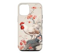 Asian Rooster Aesthetics For Chicken Lovers Case for iPhone 12/12 Pro