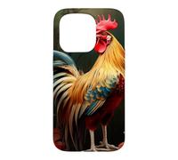 Asian Rooster Aesthetics For Chicken Lovers Case for iPhone 15 Pro