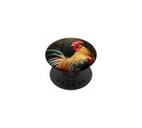 Asian Rooster Aesthetics For Chicken Lovers PopSockets Adhesive PopGrip