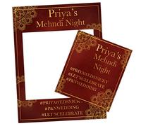 Asian Selfie Frames for Weddings and Mehndi Night (SFAS0093)
