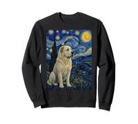 Asian Shepherd Dog Van Gogh Starry Night Central Sweatshirt