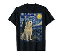 Asian Shepherd Dog Van Gogh Starry Night Central T-Shirt