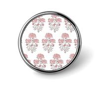 Asian Style Enamel Pieces Light Green Flower Hat Oriental Chinese Jean Buttons Chinoiserie Traditional Badge Artistic Chinese Style For Clothing Bags Jackets Pins