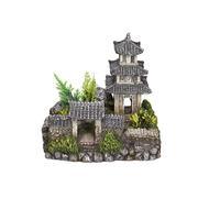 Nobby Asian Temple Aquarium Ornaments, 18.5 x 14.2 x 17 cm