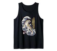 Asian Unapologetically Tiger Great Wave Ukiyo-e Style AAPI Tank Top