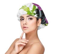 Asian Wellness With Zen Massage Stones Purple Orchid,Adjustable Silk Hair Wrap Adult's Satin Sleeping Cap Hair Women's Elastic Sleep Bonnet