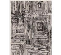 Asiatic Kuza Portrait Woven Rug Grey
