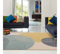 Asiatic Muse Retro Rug White