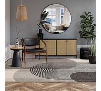 Asiatic Muse Retro Rug White