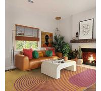 Asiatic Muse Retro Rug White