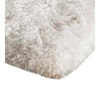 Asiatic Plush White Luxury Shaggy Polyester Rug-150Cm (Circle)