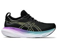 Asics Gel Nimbus 25 Womens Running Shoes Black Cushioned Comfort Sports Trainers