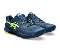 Asics 1041A330-404 Gel-Resolution 9 Men MAKO Blue/Safety Yellow UK 8