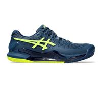 Asics 1041A375-404 Gel-Resolution 9 Clay Men MAKO Blue/Safety Yellow UK 8