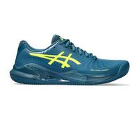 ASICS 1041A449-400 Gel-Challenger 14 Clay Men RESTFUL Teal/Safety Yellow UK 6