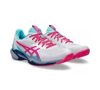 ASICS 1041A496-100 Solution Speed FF 3 Padel Men White/HOT Pink UK 8