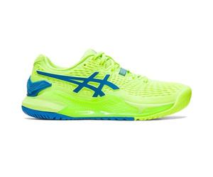 ASICS 1042A208-100 Gel-Resolution 9 Women White/Pure Silver UK 9.5