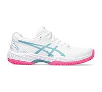 ASICS 1042A210-103 Gel-Game 9 Padel Women White/GRIS Blue UK 9