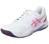 ASICS 1042A241-100 Gel-Dedicate 8 Padel Women White/Dragon Fruit UK 5.5