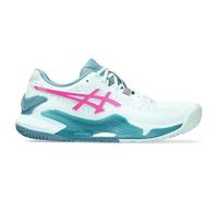 ASICS 1042A245-400 Gel-Resolution 9 Padel Women Soothing SEA/HOT Pink UK 4