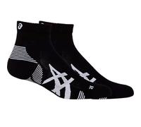 ASICS 2 Pack Cushioned Run Quarter Sock - Mixte - Black - size L- model 2026 L