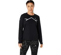 ASICS 2012C937-001 LITE-Show LS TOP Sweatshirt Women's Performance Black Size M