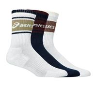Asics - 3 Pack Logo Crew Sock - Sports socks size 39-42 - II, white