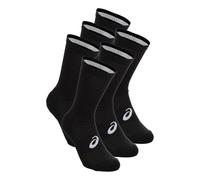 ASICS 6PPK Crew Running socks Unisex-black, Size 35-38