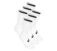 ASICS 6PPK Crew Running socks Unisex-white, Size 35-38
